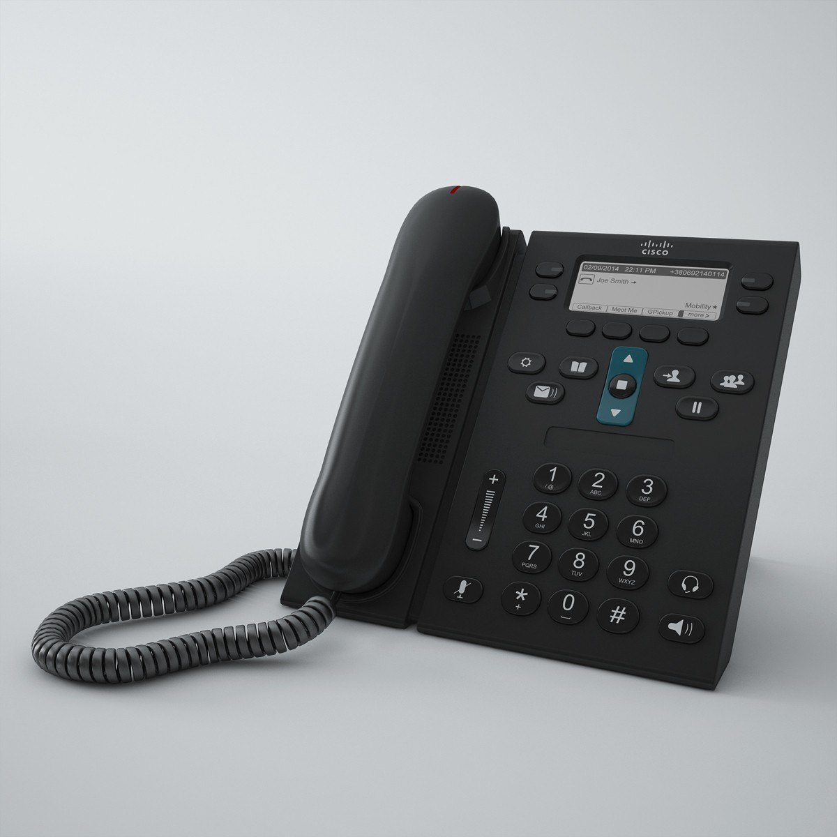 Cisco Unified IP Phone 6941 - 3D Model for VRay