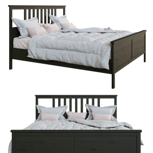 Ikea Hemnes Bed Black 2