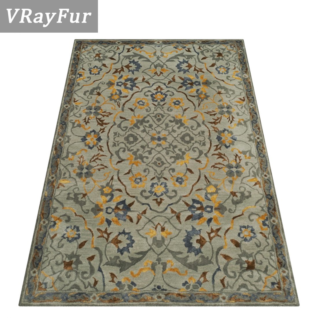 Rug Set 2278 - 3D Model for VRay, Corona