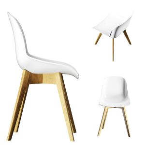 Chaise Blanche Pied Bois