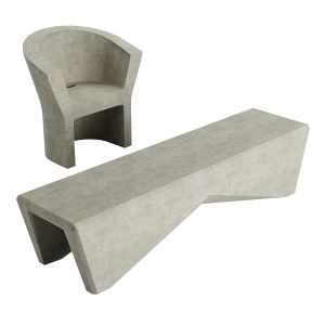 Mc Trepo - Bench  & Equipal Chair