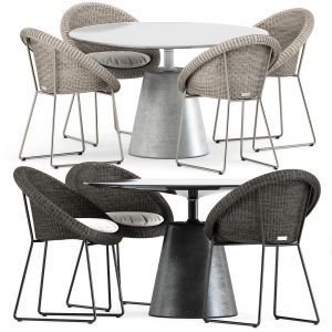 Gigi Ii Armchair By Janus Et Cie And Rock Table