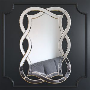 Mirror Decorative With A Figured Mirror Frame