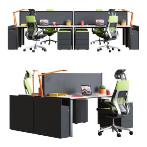 Steelcase - Office Table Frameone Work Space