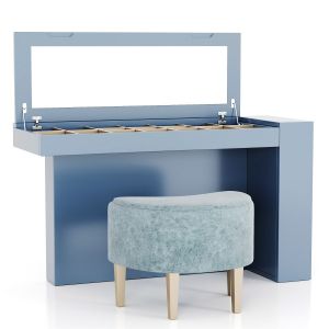 Franco Furniture | Dressing Table With Ottoman