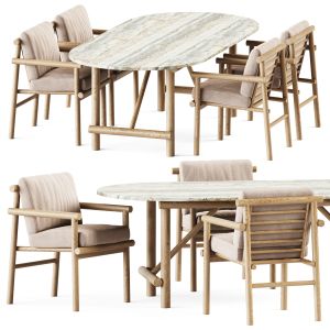 Ayana Outdoor Table And Chair By B&b Italia