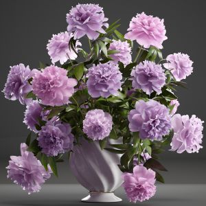 Bouquet Lilac Peonies
