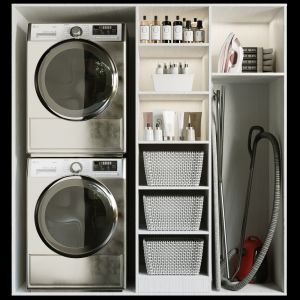 Laundry Room With Appliances, Cosmetics