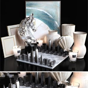 Beautiful Decorative Set Of Figurines And Vases