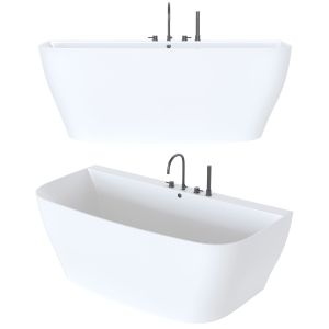 Freestanding Double Ended Back To Wall Bath