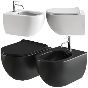 Moon Hung Wc By Scarabeo Ceramiche Bidet