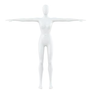 Female Faceless Mannequin In T-pose