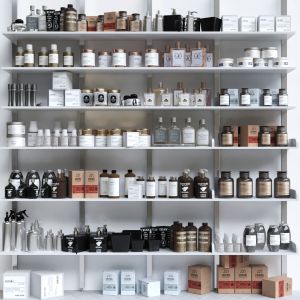 The Largest Shelf With Cosmetics In A Supermarket