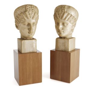 Greek  Woman Head Sculpture
