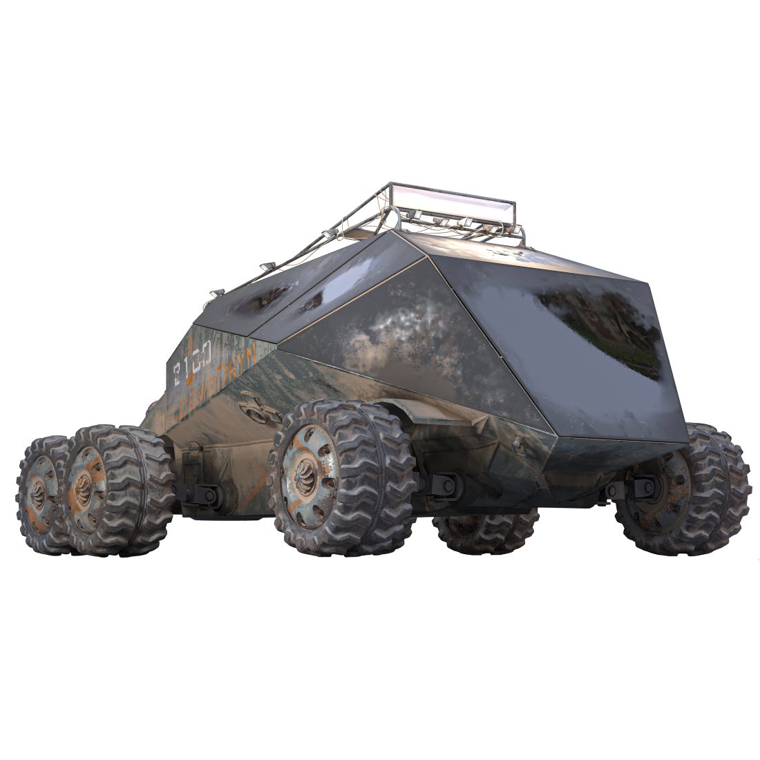 Space Car Rover Model Space Rover 3D Model for Corona | CGMood