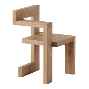 Steltman Chair By Gerrit Rietveld