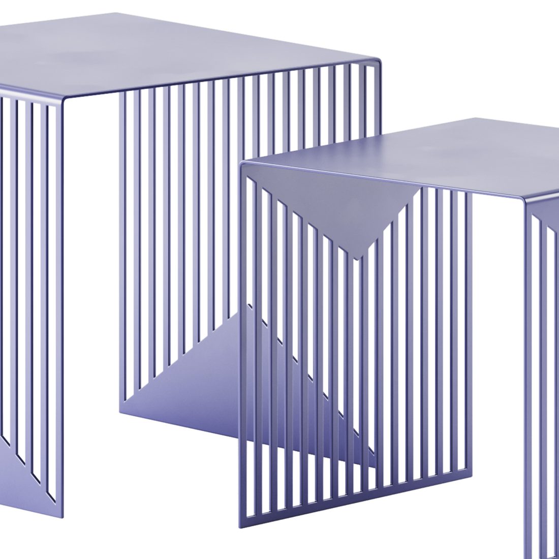 Swedish Ninja Zick Zack Coffe Tables - 3D Model for Corona