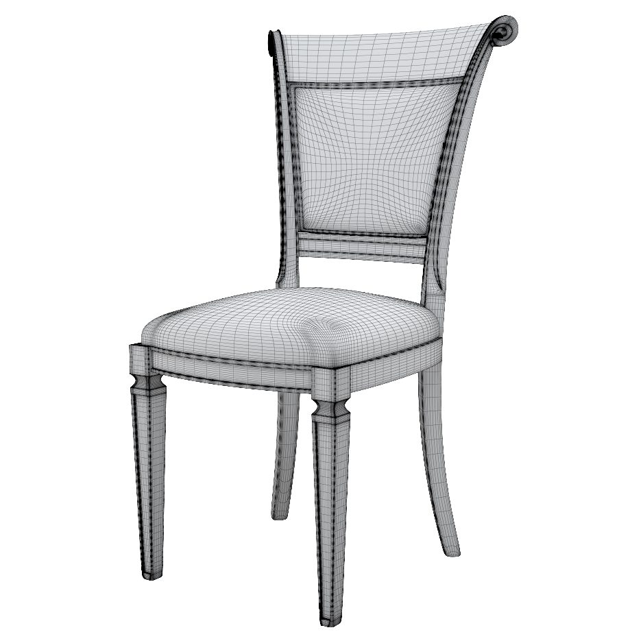 Susie 3 Chair Стул Сюзи 3 By Стелла 3D Model for VRay, Corona