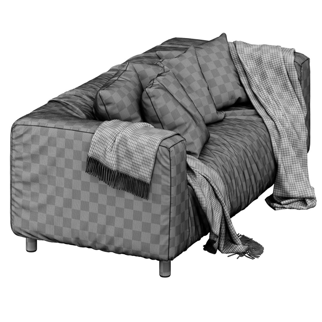 Klippan Sofa With Cover By Ikea 3D Model For VRay klippan-sofa-with-cover-by-ikea-3d-model-for-vray