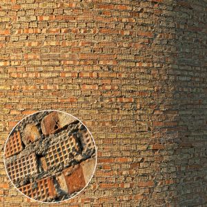 Brick Wall 05 (seamless Pbr Material)