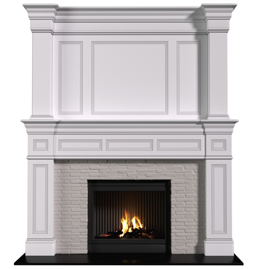 Fireplace Modern Artdeco by Andrii Dotsenko