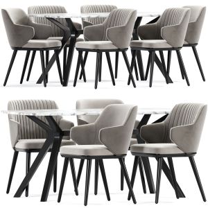 Calligaris Foyer Dining Chairs Table