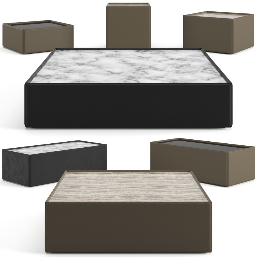 Side Coffee Tables Set 3D Model for VRay, Corona | CGMood
