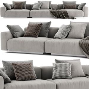 Flexform Lario 3 Seats Sofa