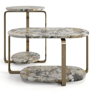 Visionnaire Button Coffee Tables Set