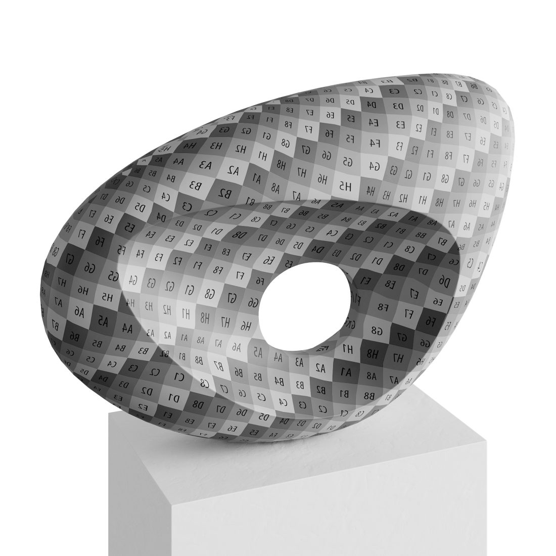 Abstract Sculpture By Christophe Conder 3D Model for VRay, Corona | CGMood