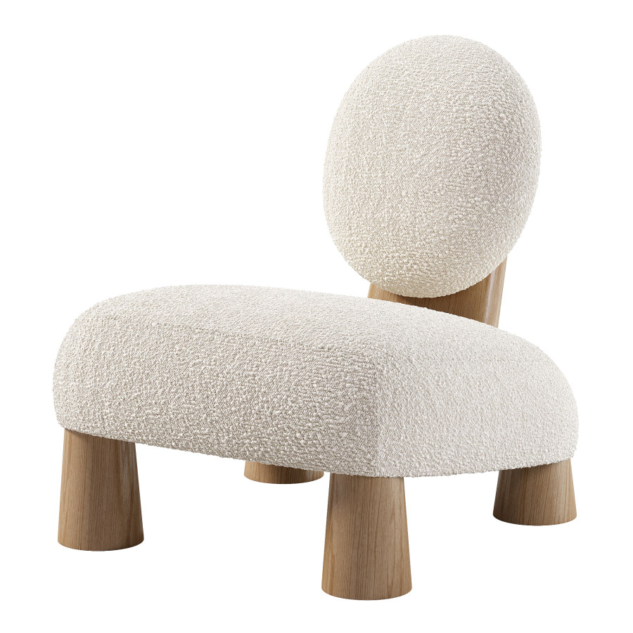 Kelly Armchair - 3D Model for Corona