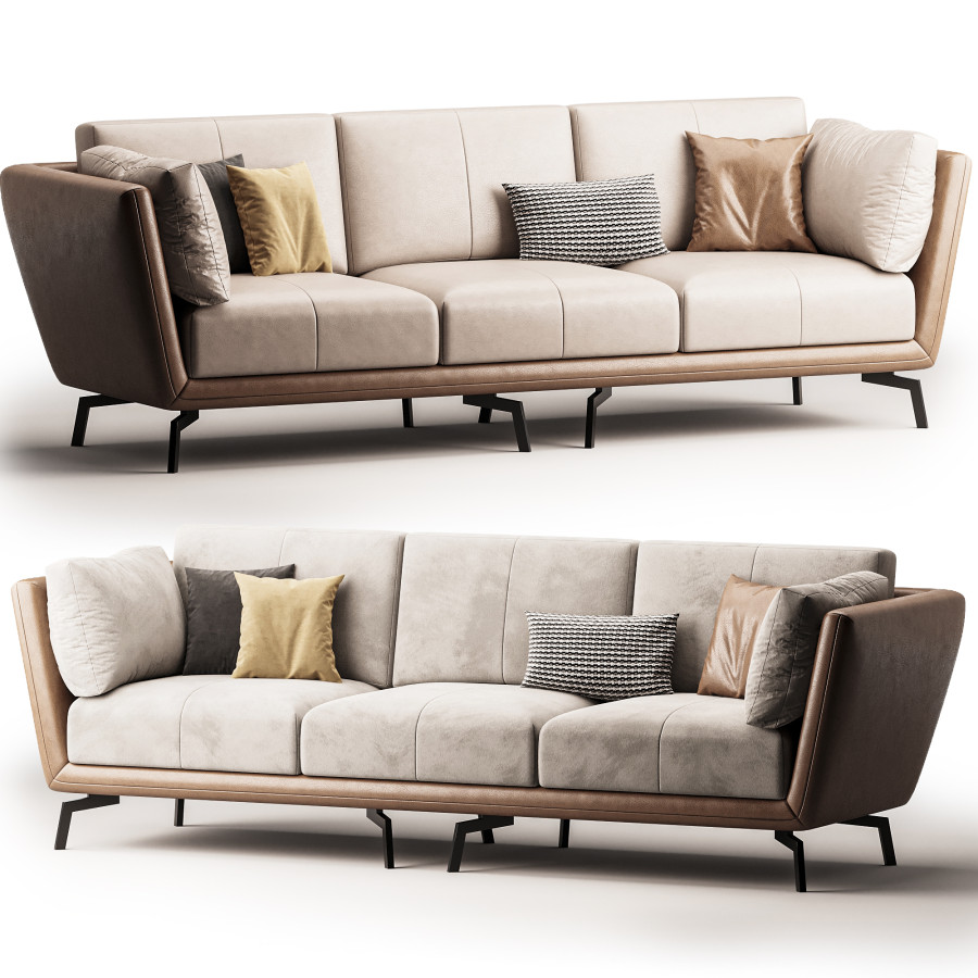 Photo inspiration: Scandinavian Sofa With Storage Reference: Scandinavian Sofa 3D Model For Vray Corona