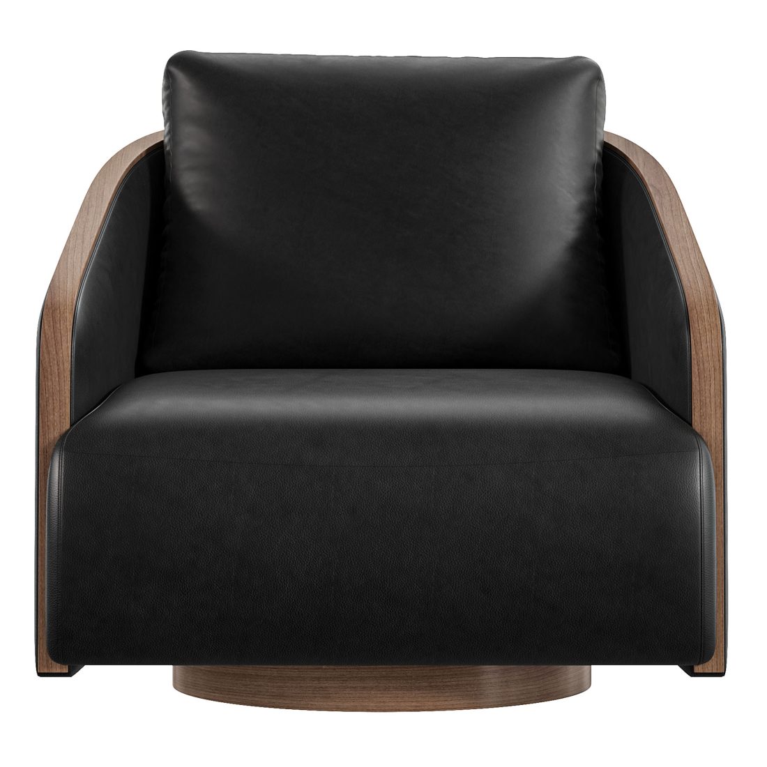 Pomona Leather Swivel Chair By Arhaus 3D Model for Corona | CGMood