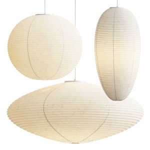 Rice Paper Light Shades 3D Model for VRay | CGMood