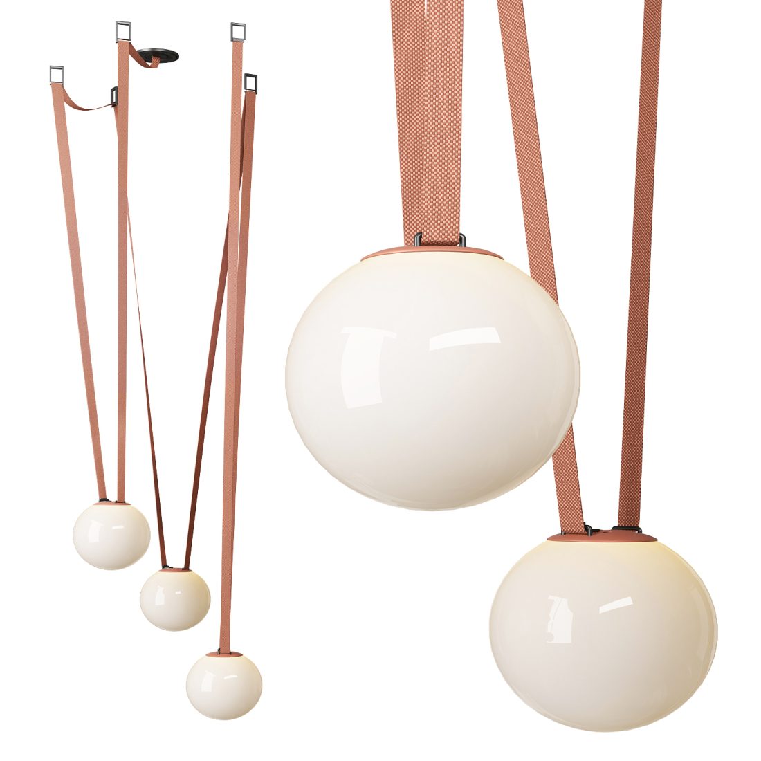 Vibia Plusminus Pendant Lamp 3D Model for VRay | CGMood