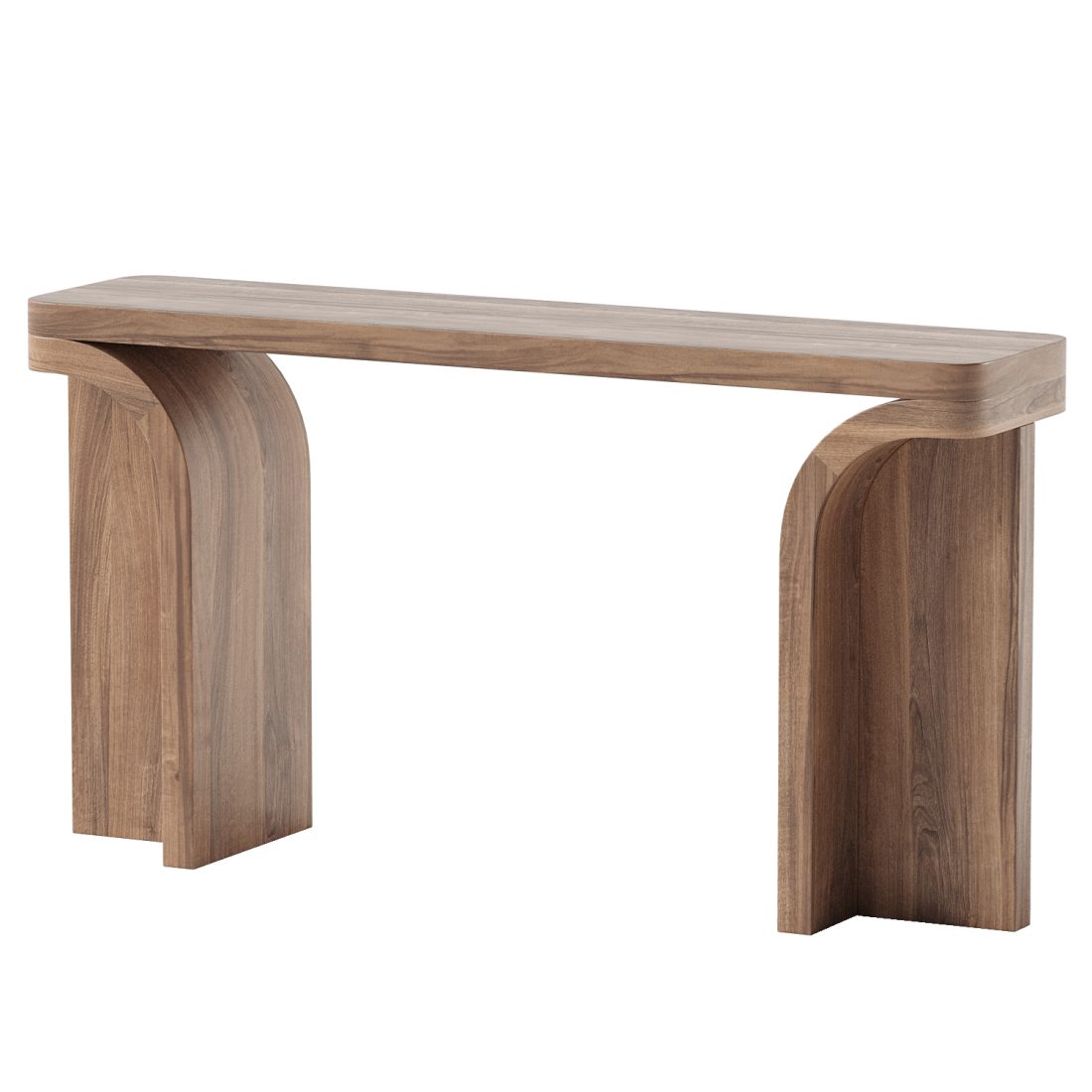 Console Table Walnut 3D Model for VRay, Corona | CGMood
