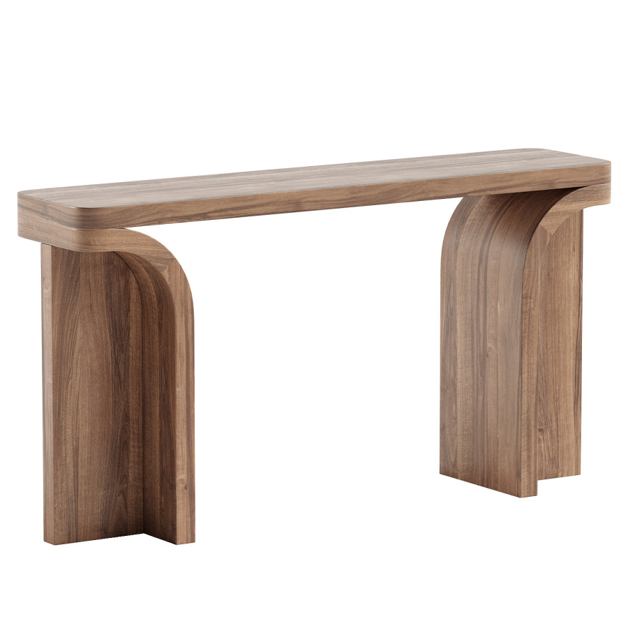 Console Table Walnut 3D Model for VRay, Corona | CGMood