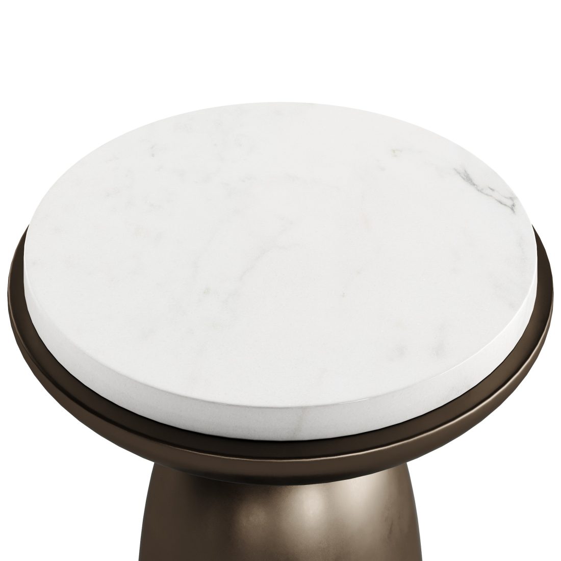 Olina Marble Drink Table - 3D Model for VRay, Corona