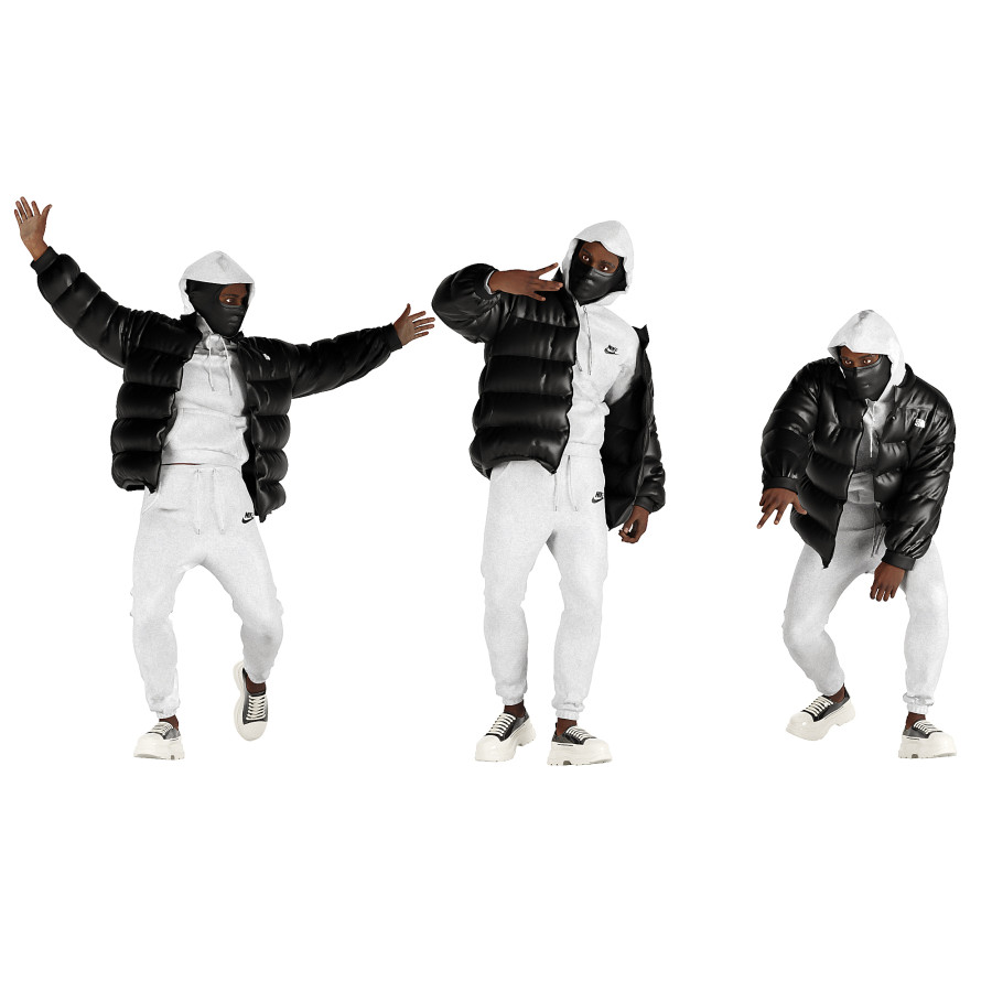 Male Drip Style Streetwear No.1 For Hip Hop Fans by AMA GOL