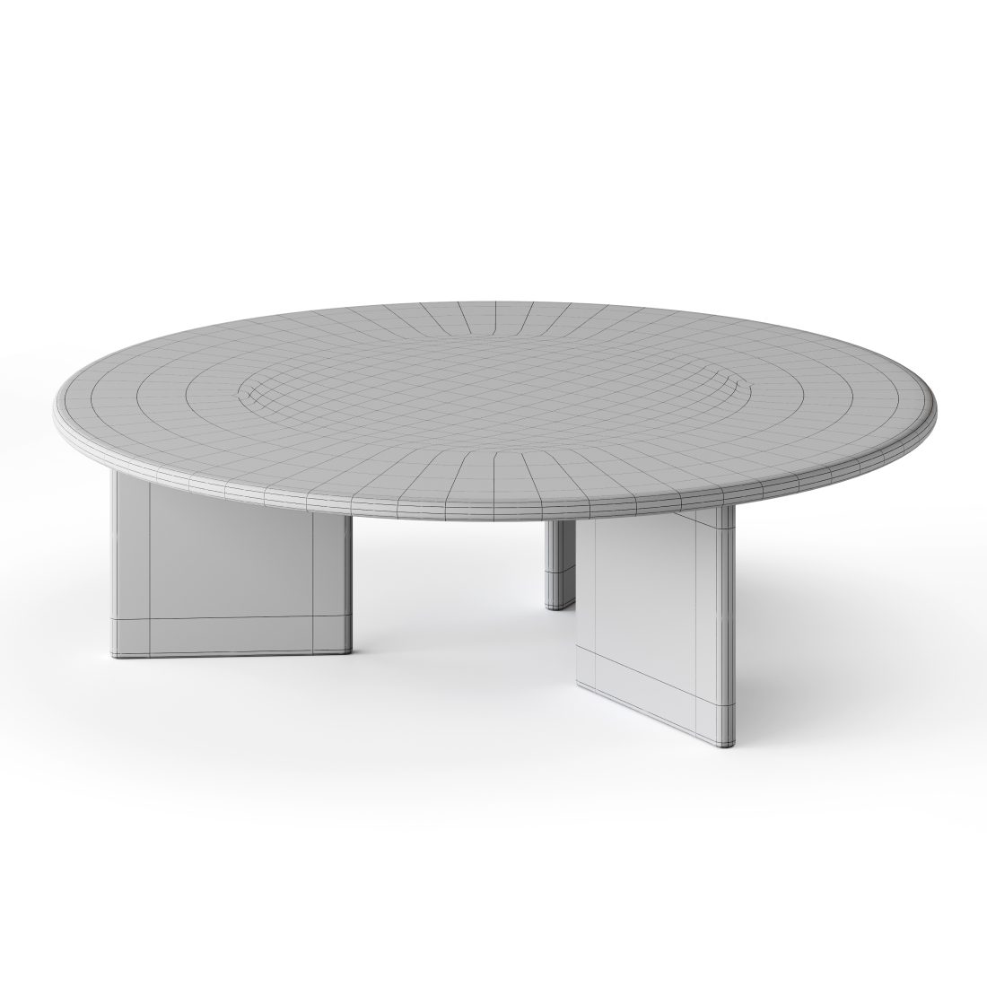 Round Coffe Table 3D Model for Corona | CGMood