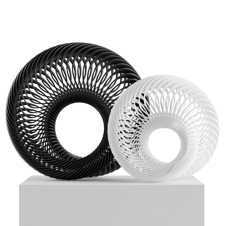 Abstract Sculpture Nautilus Mobius 3D Model for VRay, Corona | CGMood