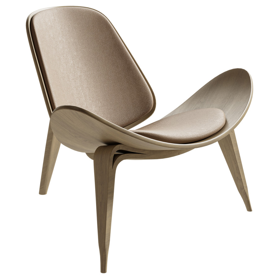 Shell Chair Mod Ch07 Shell Chair 3D Model for VRay, Corona | CGMood
