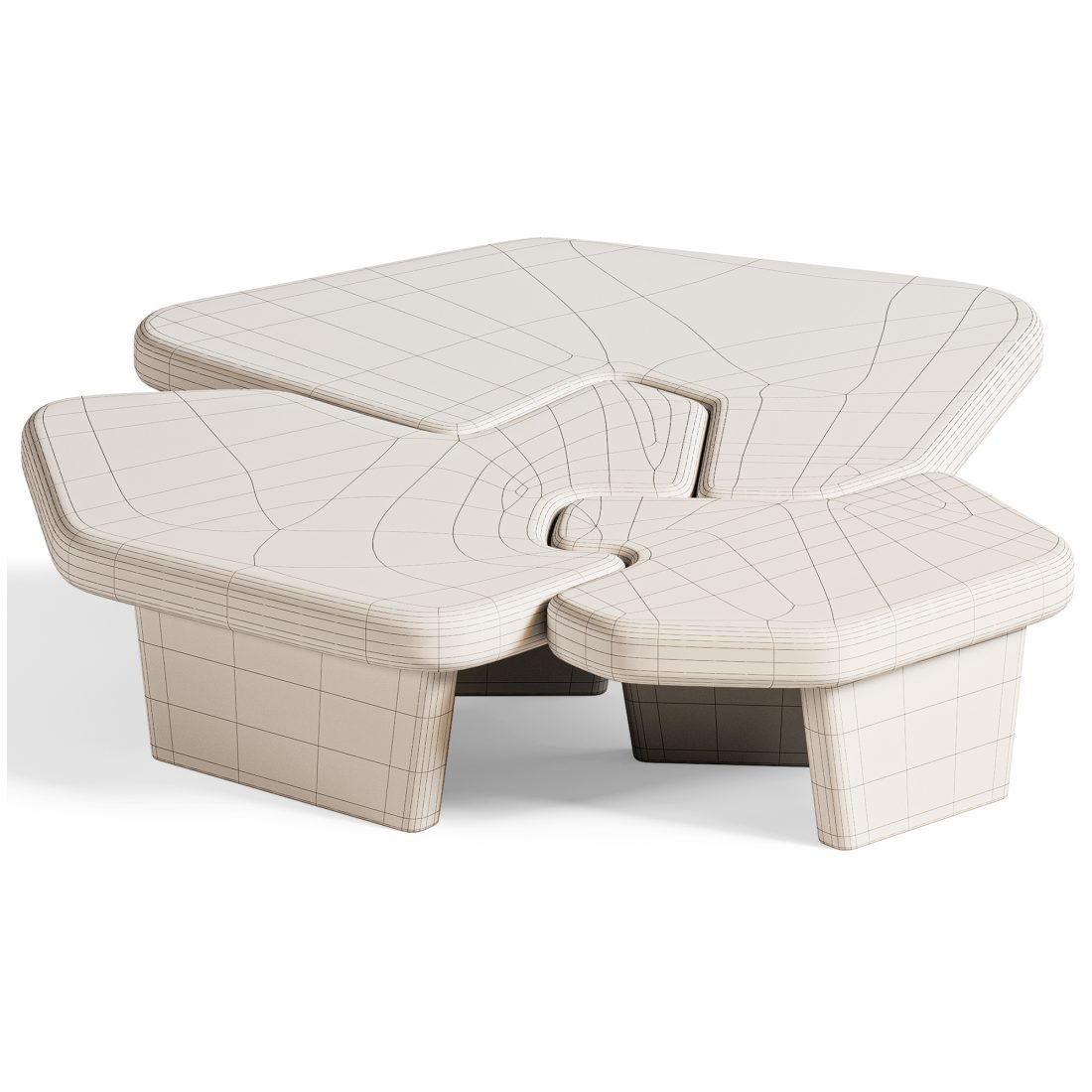 Vence Coffee Table 3D Model for VRay, Corona | CGMood