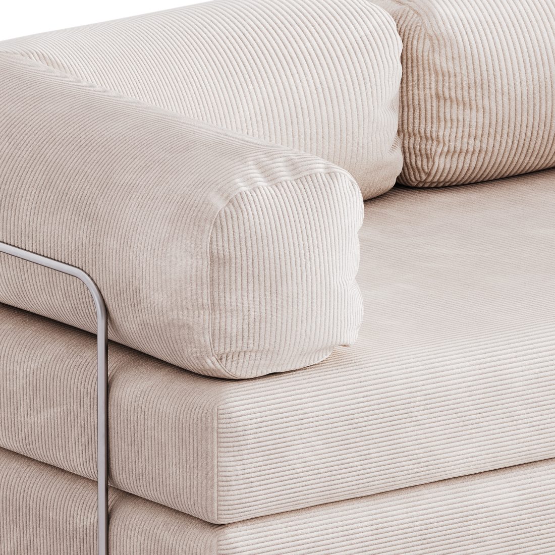 Frameless Sofa Teddy 3D Model for Corona | CGMood