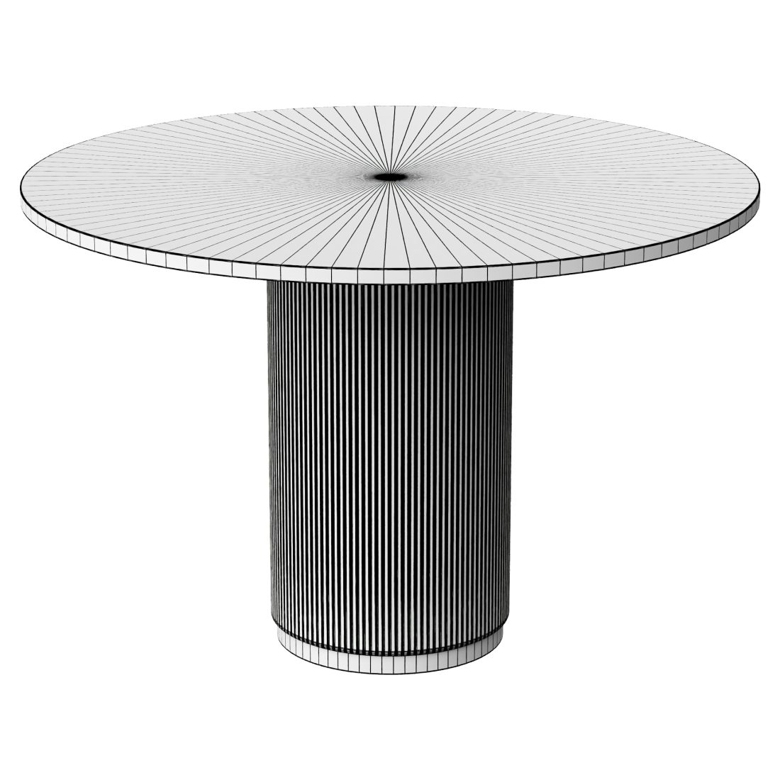 Round Dining Table 3D Model for VRay, Corona | CGMood