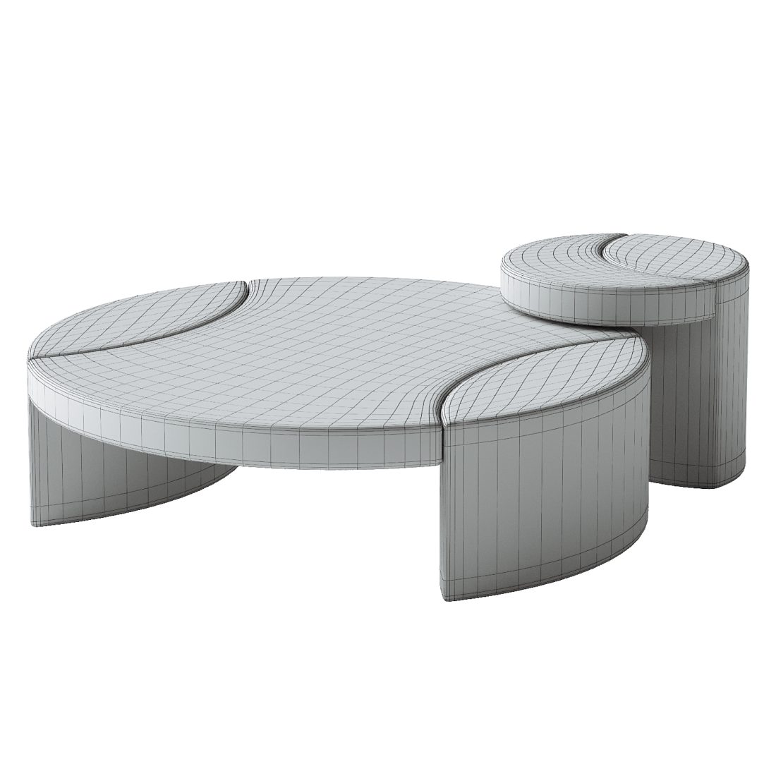 Eclipse Coffee Table 3D Model for VRay, Corona | CGMood