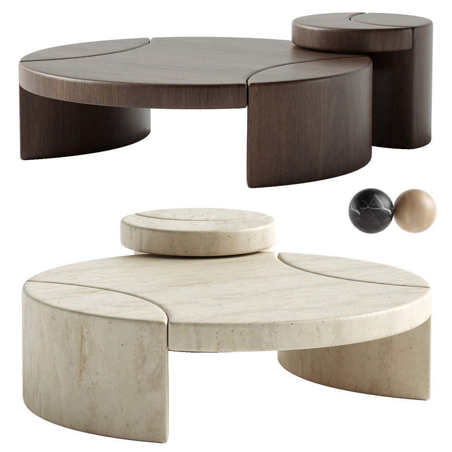 Eclipse Coffee Table 3D Model for VRay, Corona | CGMood