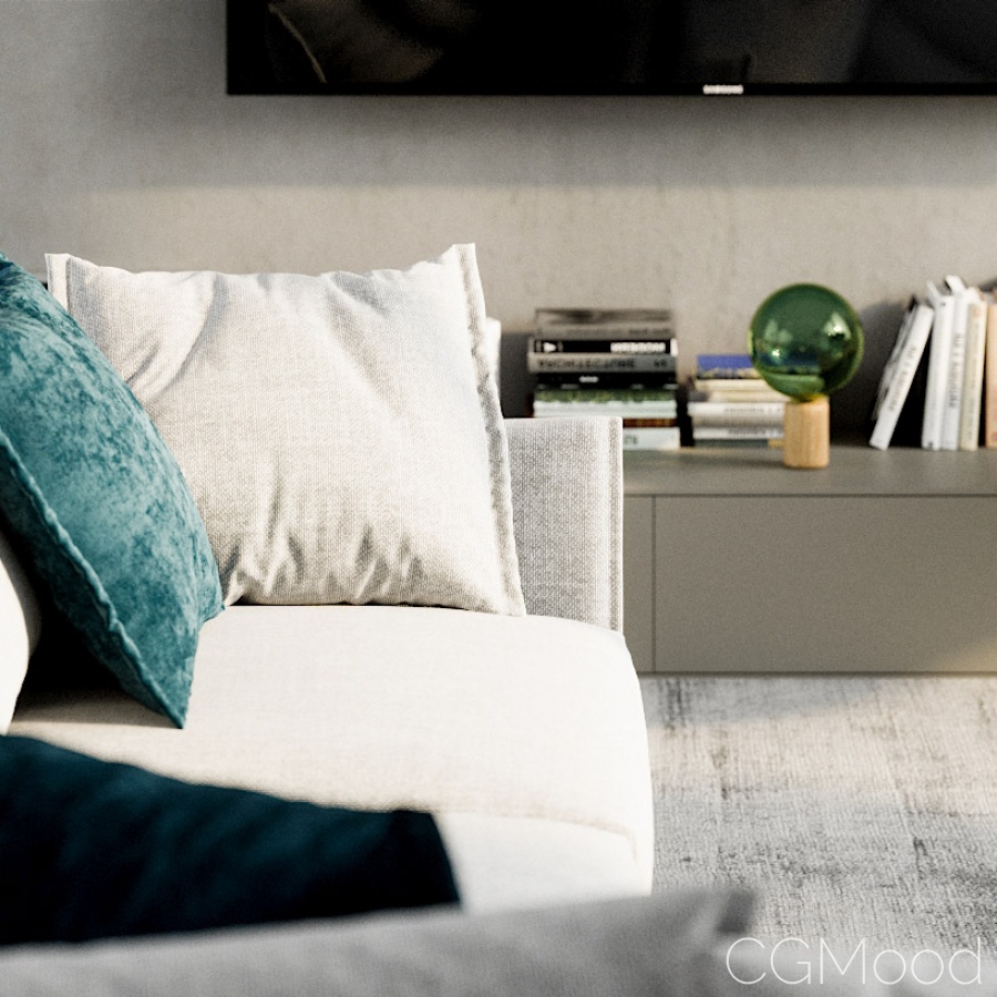 Everyday Archviz - Attic In Milan using FStormRender by Massimo Gnocchi