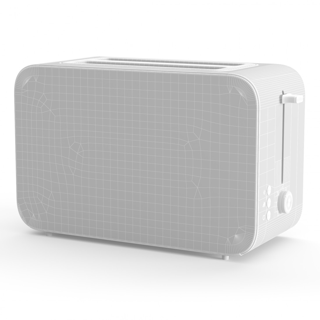 Toaster - 3D Model for VRay