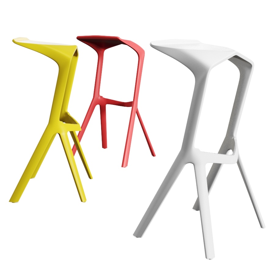 Miura Stool Plank 3D Model for VRay | CGMood